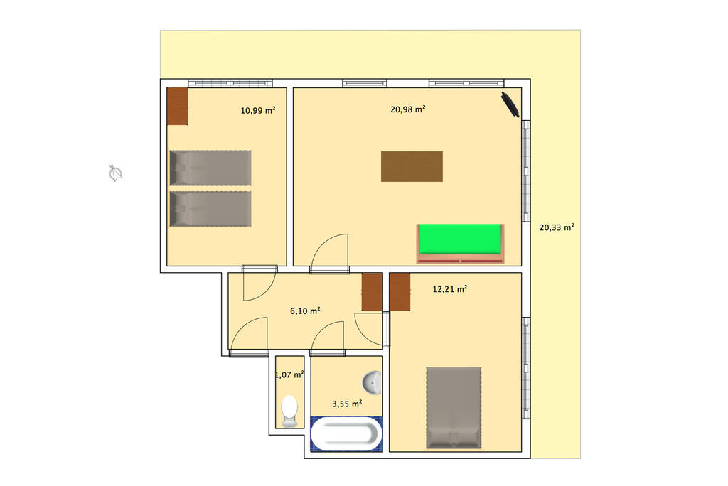 Residence Galaxy เลส์เฌต์ ห้อง รูปภาพ